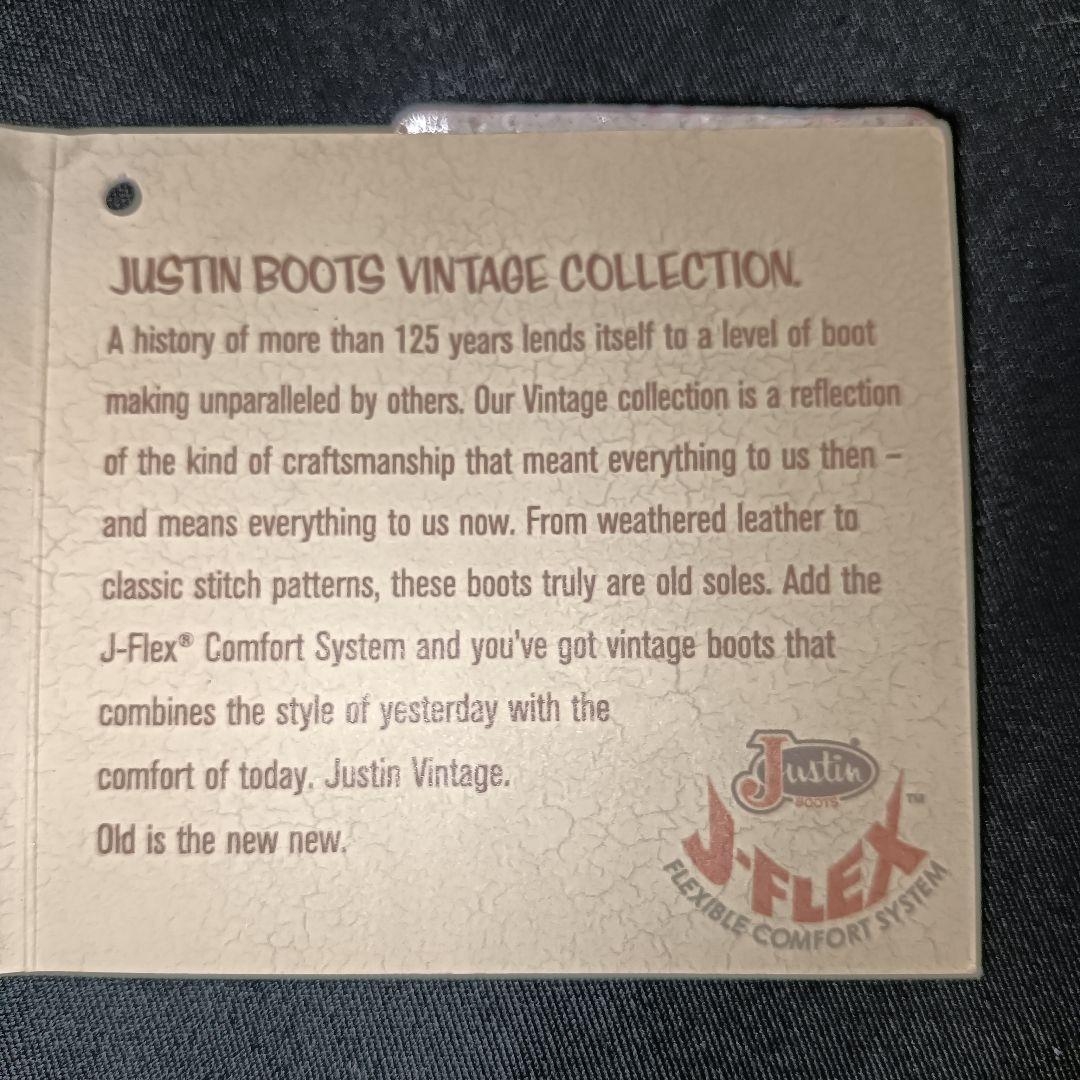 k*i様 ☆オークション新品Justin ジャスティン　　ヴィンテージ　デッドス