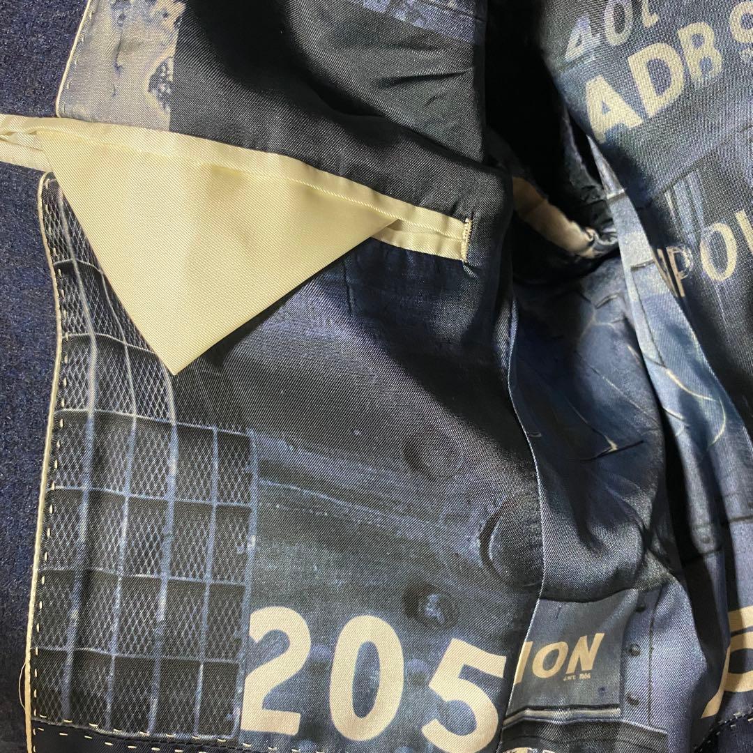 機関車プリント　チェスターコート　ポールスミスコレクション　Paul Smith