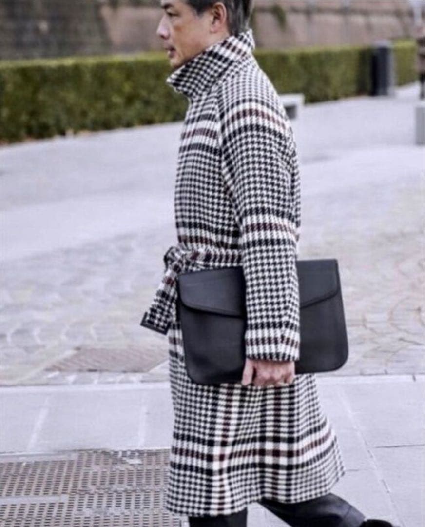 【希少】HEVO BRINDISI ウールコート 44 中村達也氏着用