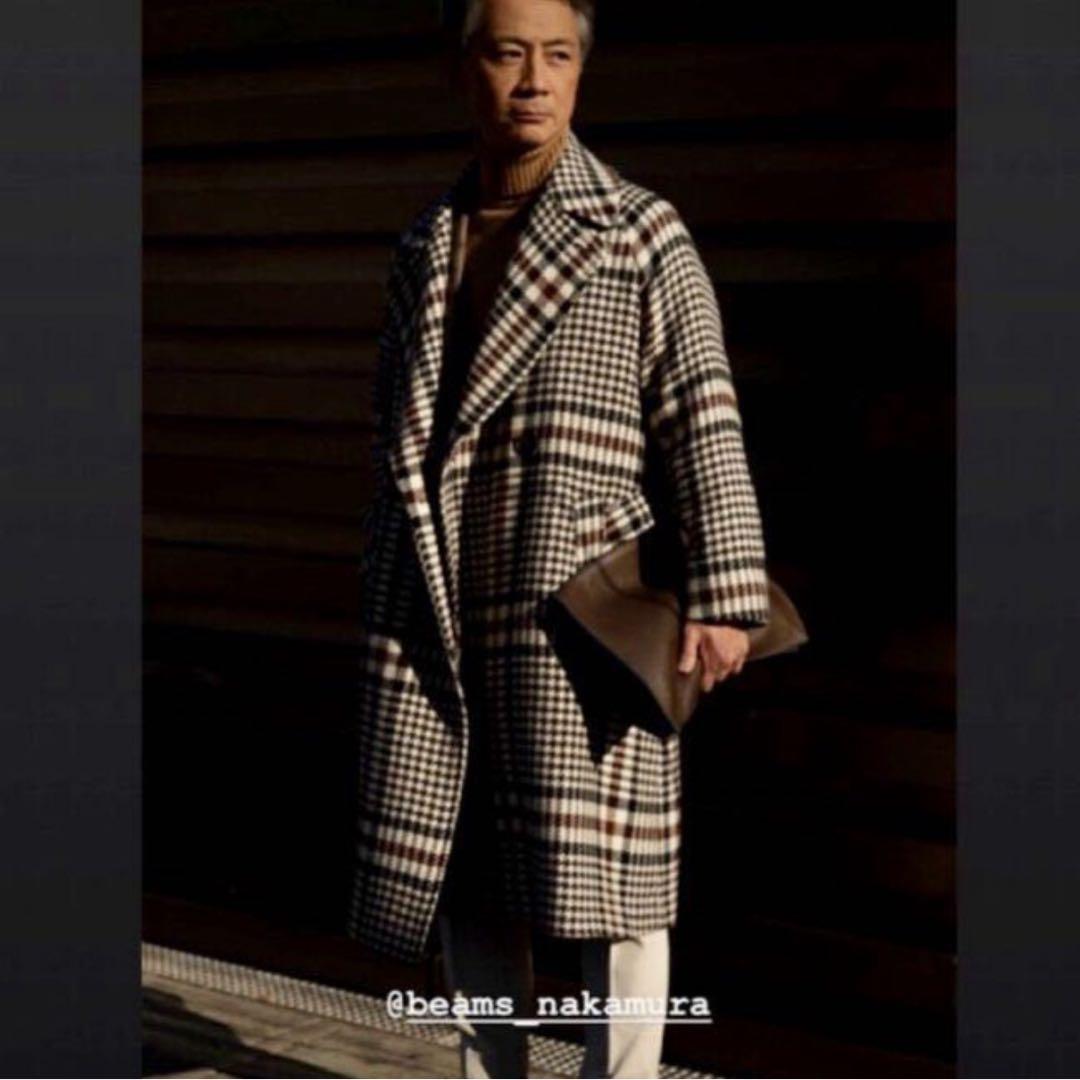 【希少】HEVO BRINDISI ウールコート 44 中村達也氏着用