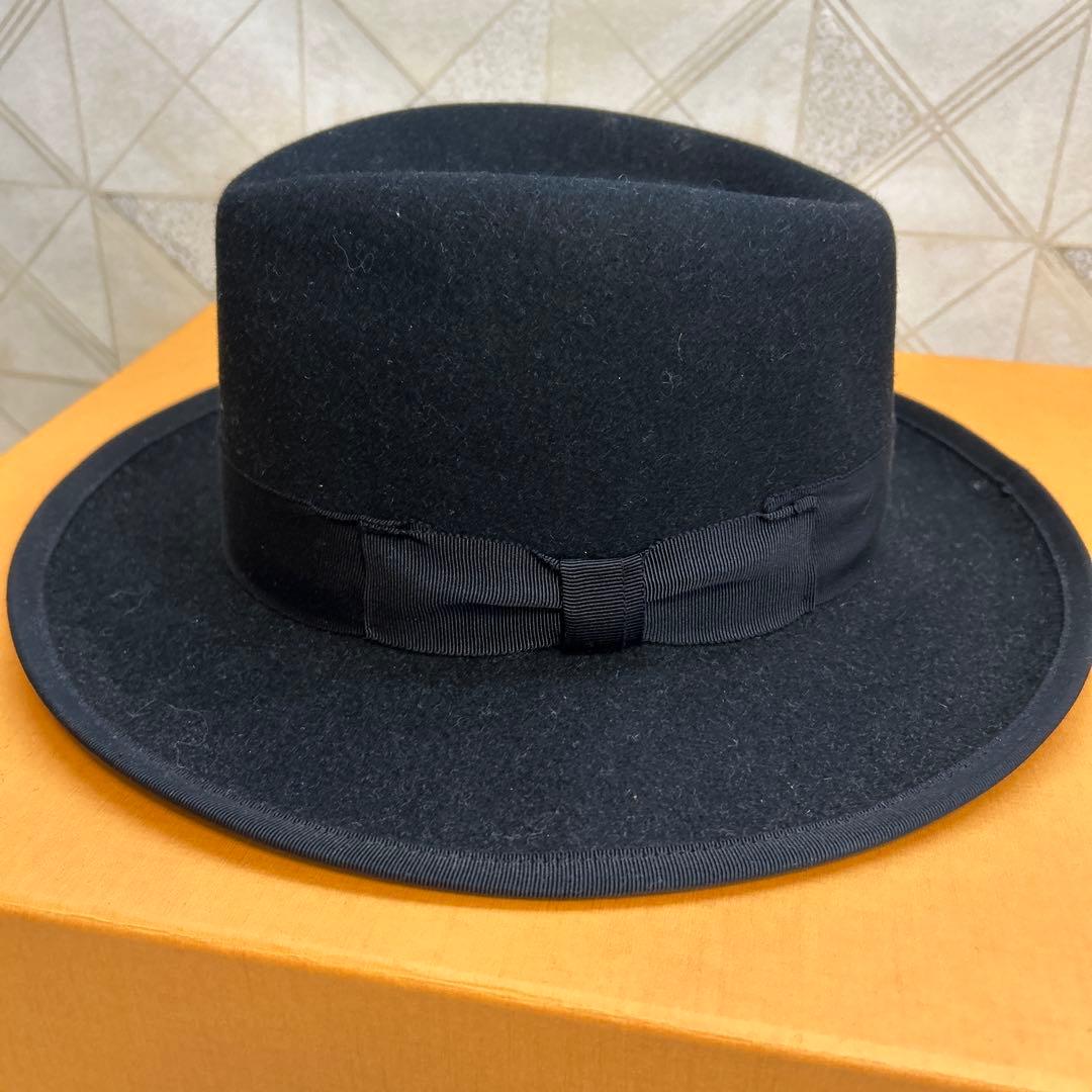 【未使用】JOHN B. STETSON COMPANY フェルトハット 黒