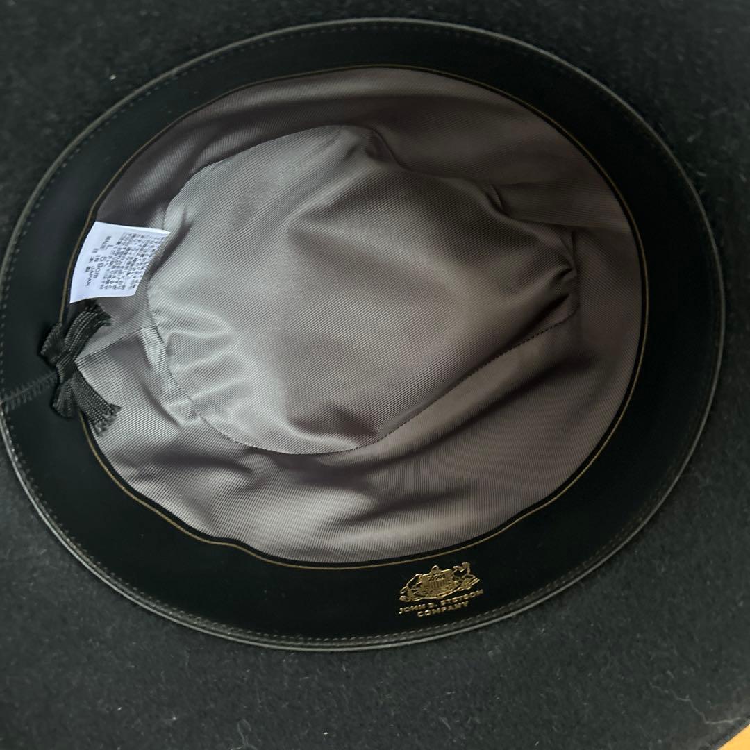 【未使用】JOHN B. STETSON COMPANY フェルトハット 黒