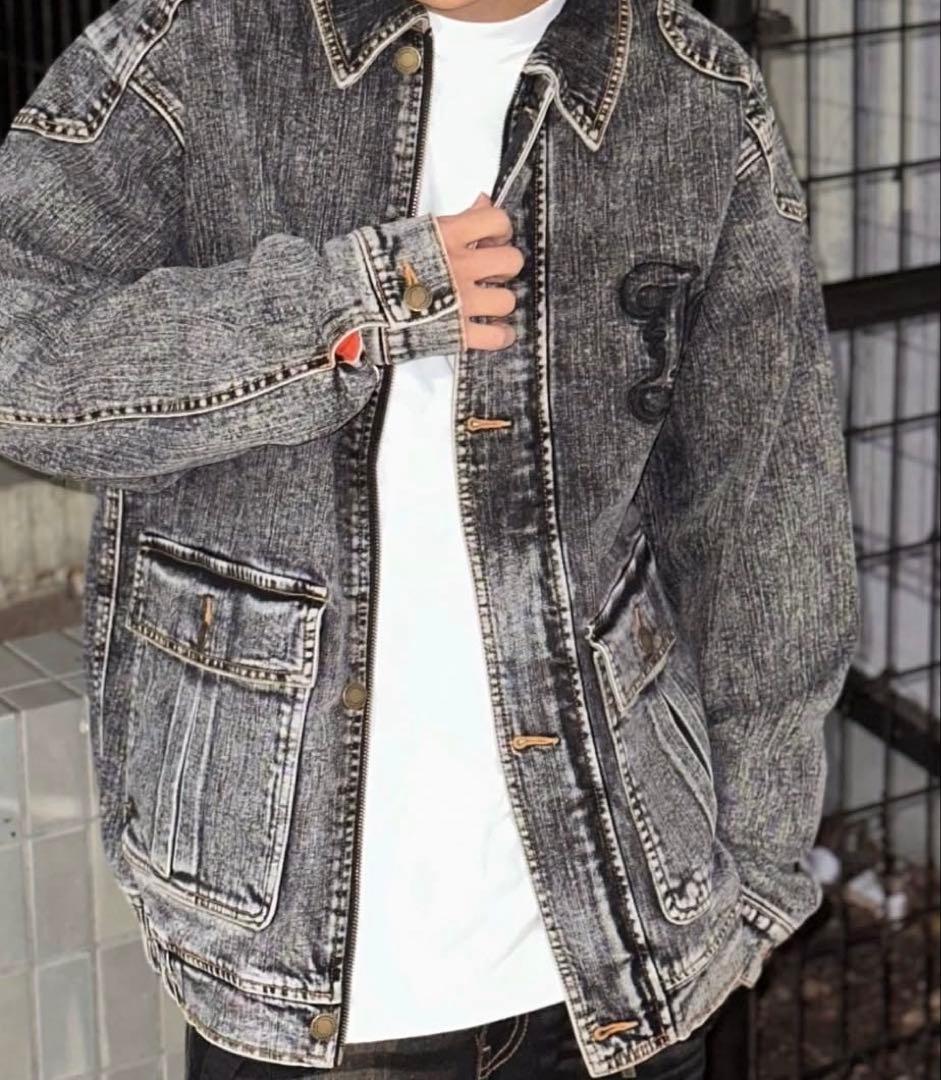 LEFLAH デニムジャケット レフラー　原宿　XL