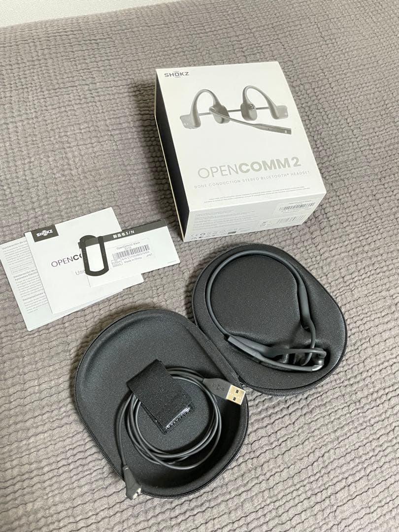 Shokz Open Comm2 C110 骨伝導イヤホン USED美品