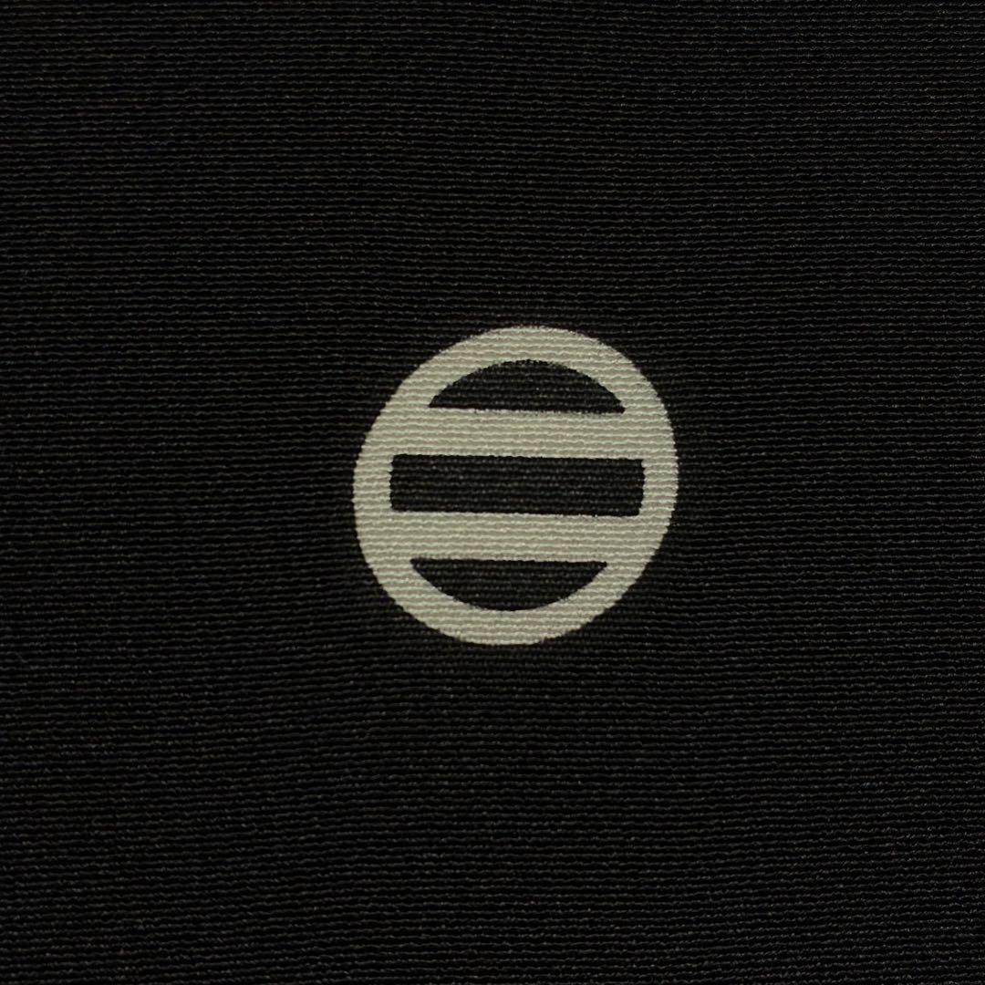 D160 黒留袖　友禅　鶴　花模様　正絹　着物　袷