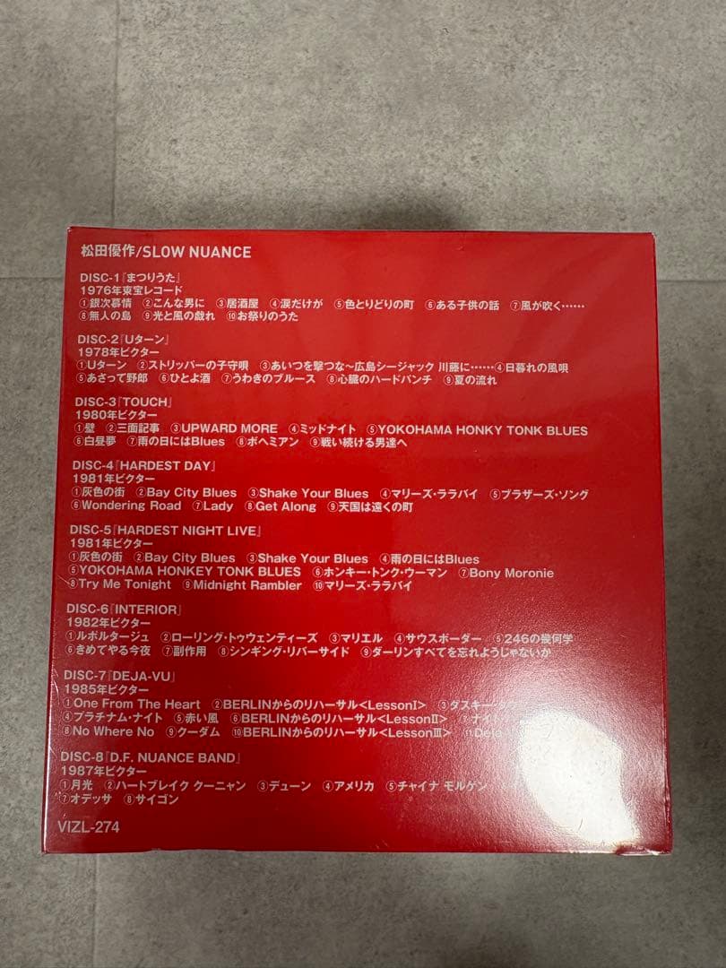 （CDBOX+Tシャツ）松田優作　SLOW NUANCE