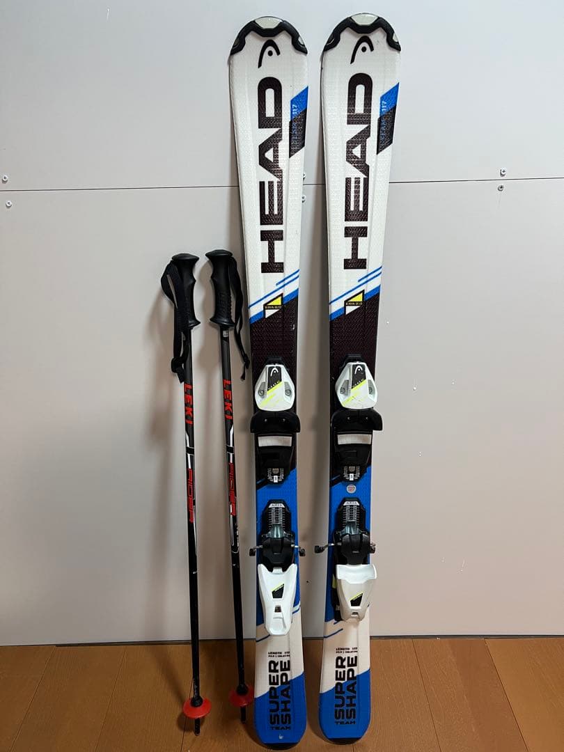 HEAD Super Shape スキー板　117cm