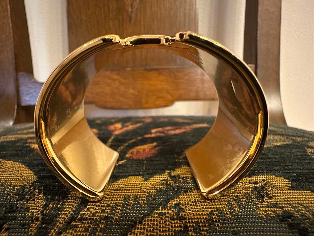 （未使用品）エルメス レザーブレスレット バングル オランプ エトゥープ T2