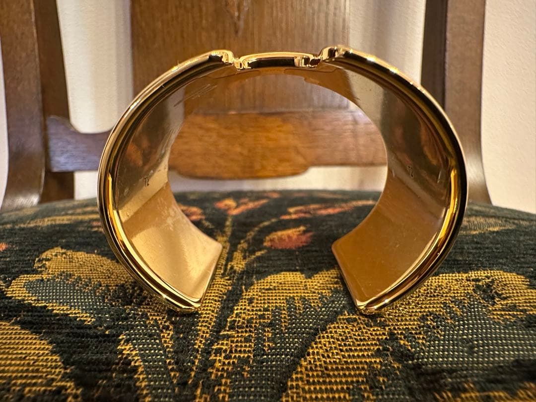 （未使用品）エルメス レザーブレスレット バングル オランプ エトゥープ T2