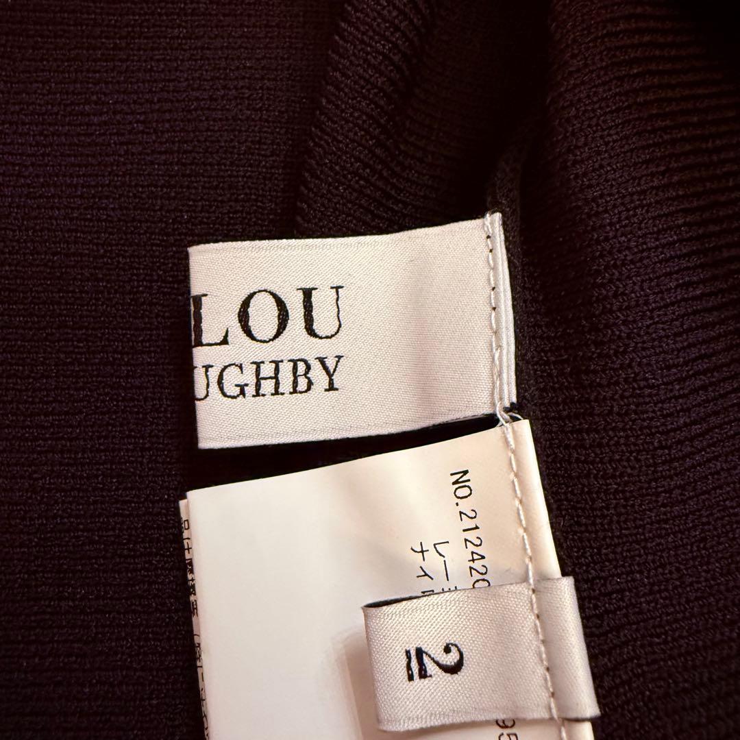 LOULOU WILLOUGHBY ルルウィルビー ニットワンピース 黒