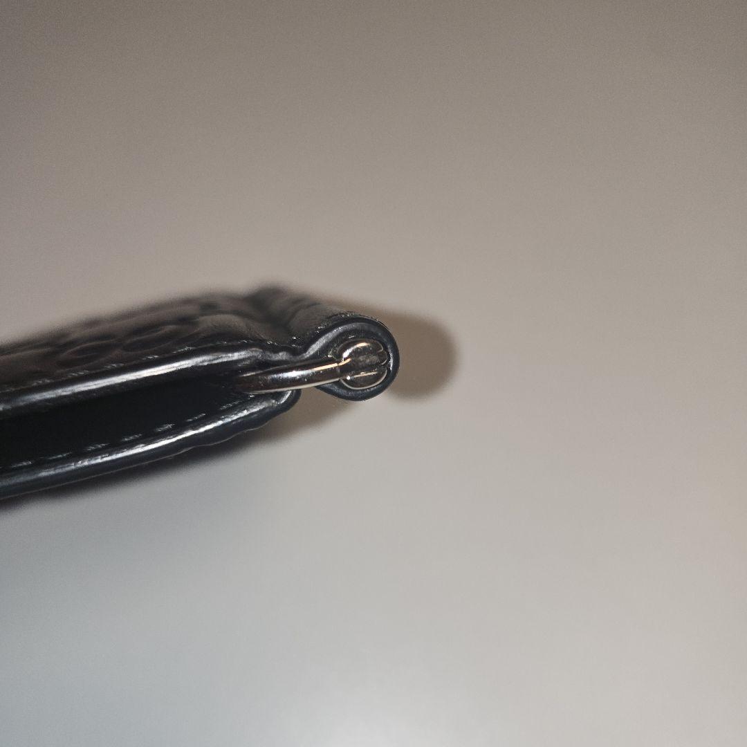 [最終値下げ]GUCCI ブラック GGパターン マネークリップ