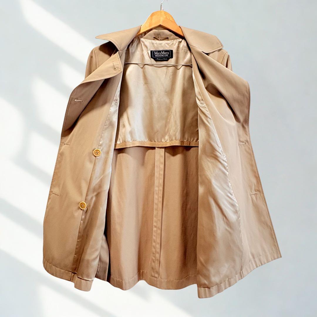 YU様　美品　高級　MaxMara マックスマーラ　ゆったり目トレンチコート