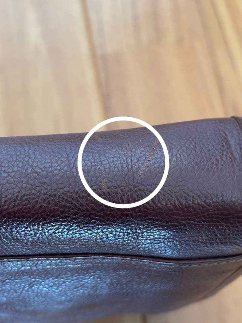 IL BISONTE ブラウンレザーブリーフケース