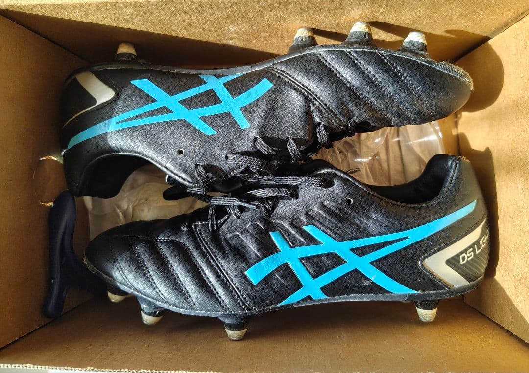 ASICS DS LIGHT サッカーシューズ ブラック/ブルー