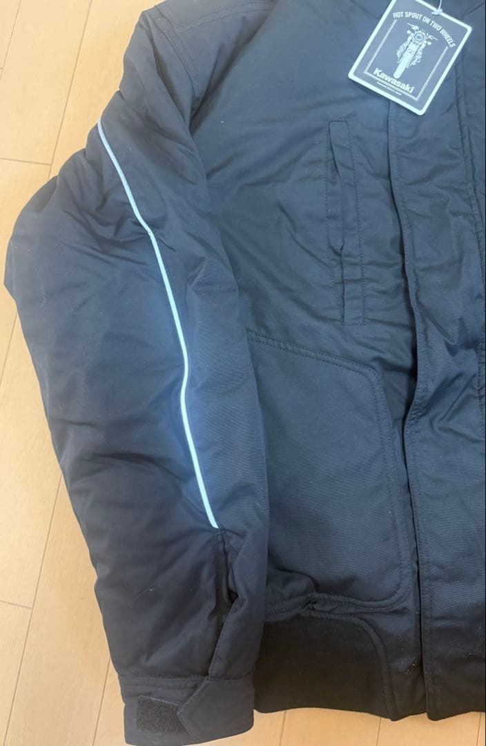 希少 Kawasaki ブラックジャケット LLサイズ