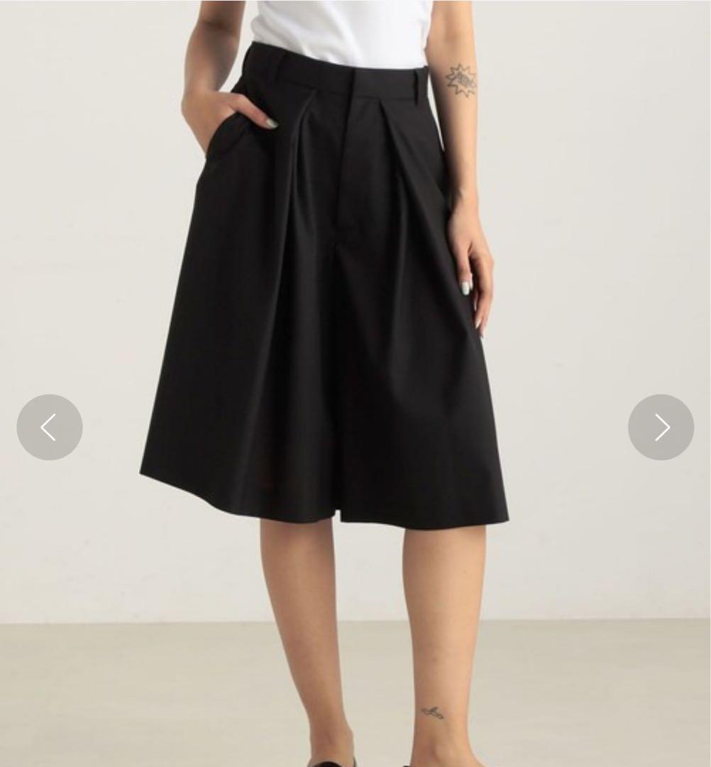 Brown EDITION ウォッシャブルトロタックハーフパンツ