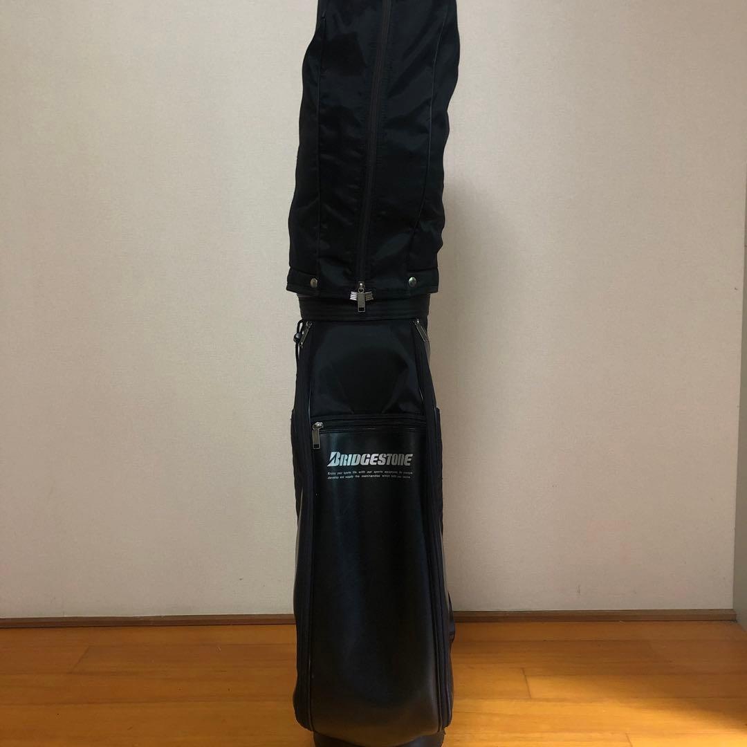 ブリヂストン BRIDGESTONE キャディバッグ ブラック フード付き