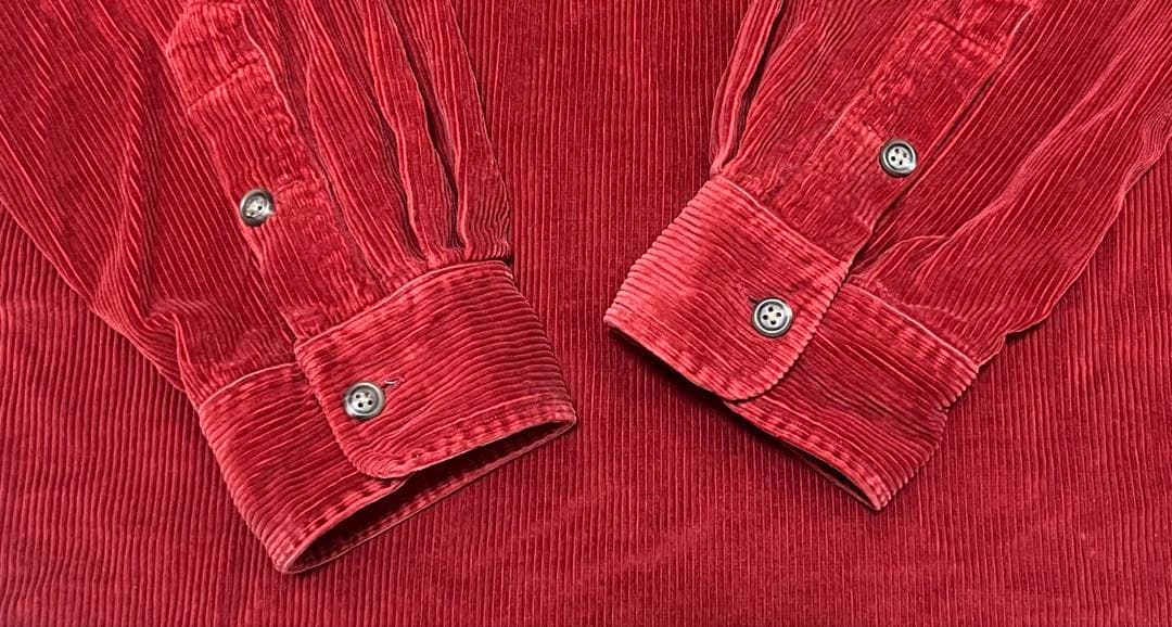 90s Polo Ralph Lauren ハーフジップ　コーデュロイ　XL