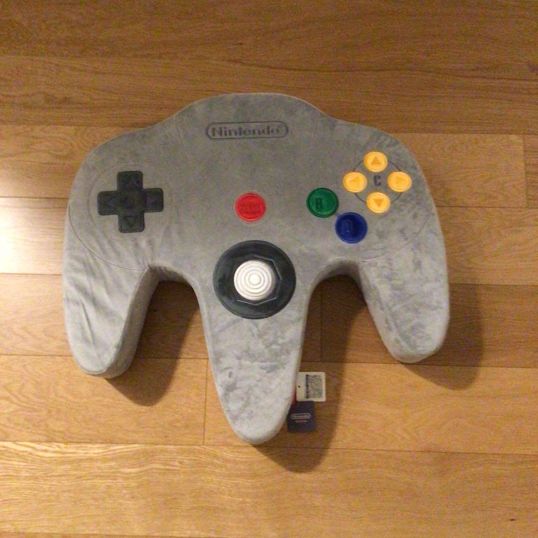 ニンテンドーミュージアム限定クッションコントローラ64新品未使用希少品京都希少品