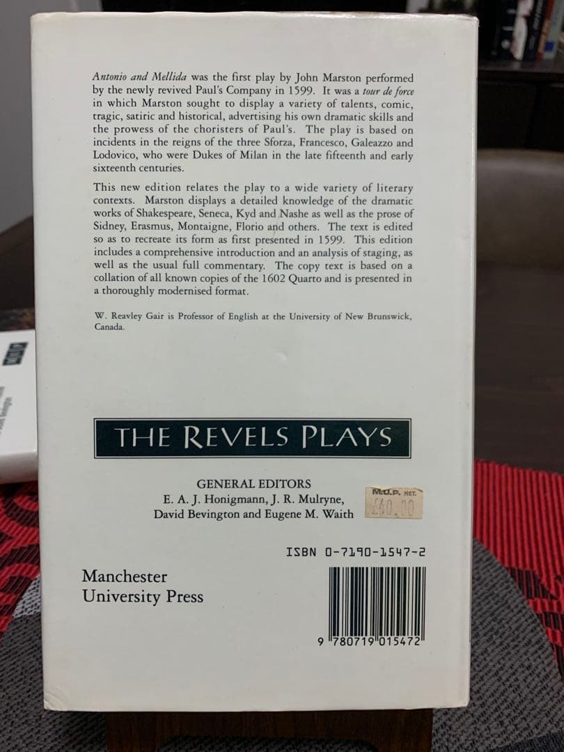 希少　Antonio and Mellida by John Marston