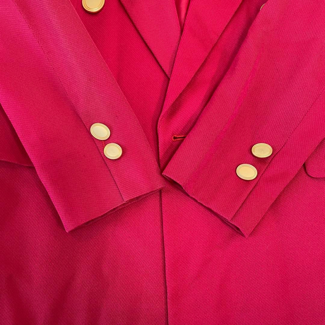 Dior ディオール ジャケット ピンク 金ボタン テーラードジャケット M