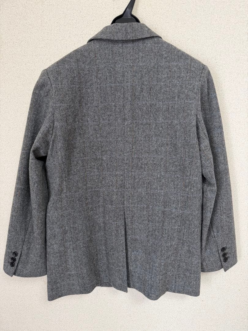 スローブイエナ　チェックBIGジャケット　グレー