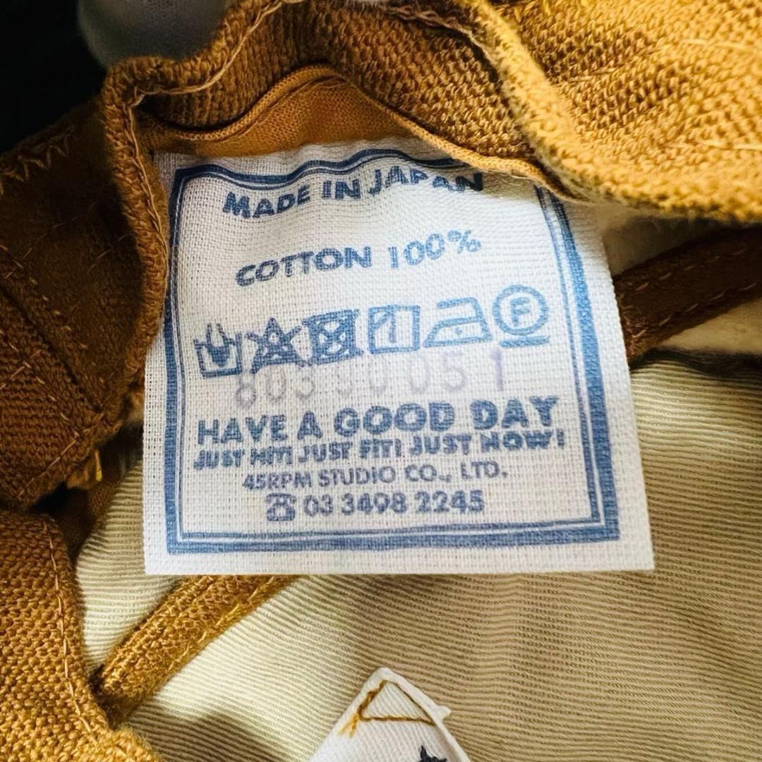 【未使用タグ付き】45R 北海道本裏毛のセイルハット　サイズ1 コットン100%