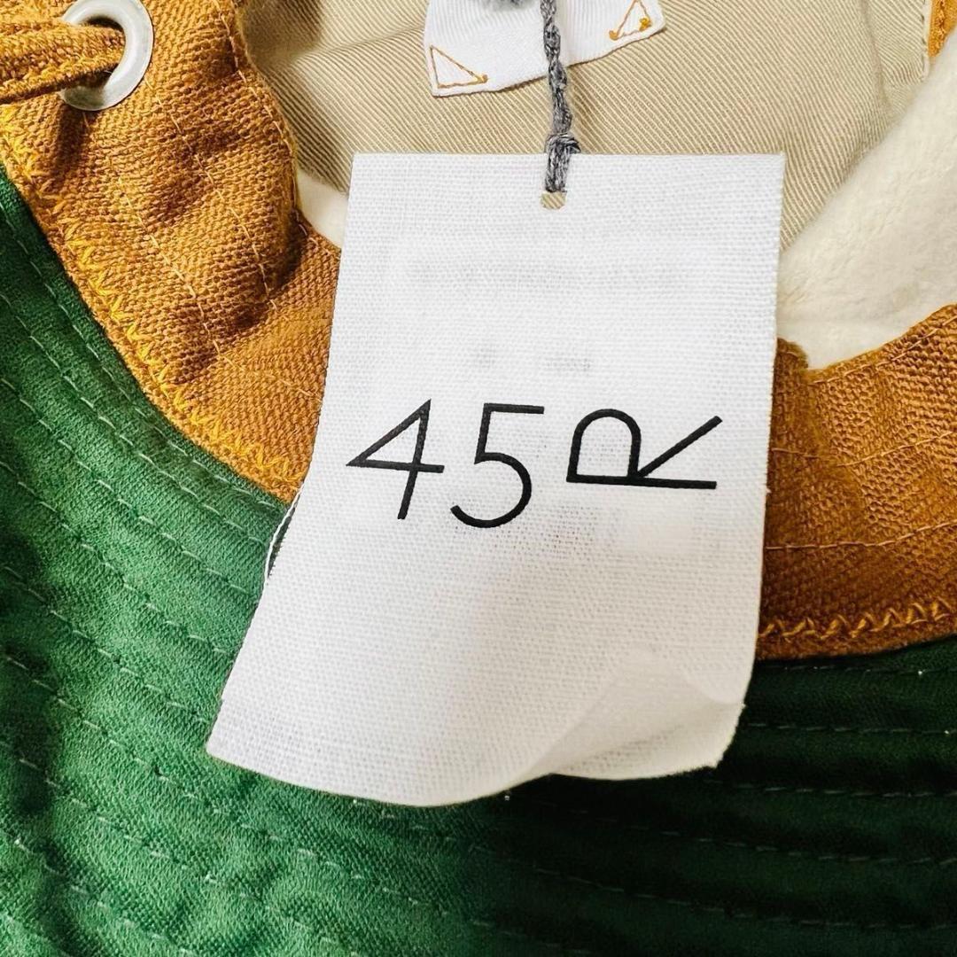 【未使用タグ付き】45R 北海道本裏毛のセイルハット　サイズ1 コットン100%