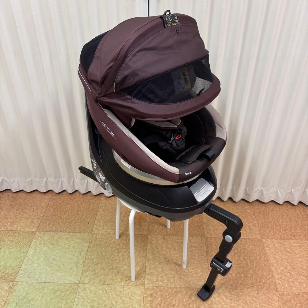 クリーニング済☆綺麗☆　コンビ　ネルーム　ISOFIX　エッグショック　ブラウン