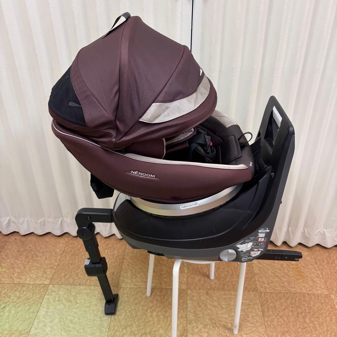 クリーニング済☆綺麗☆　コンビ　ネルーム　ISOFIX　エッグショック　ブラウン