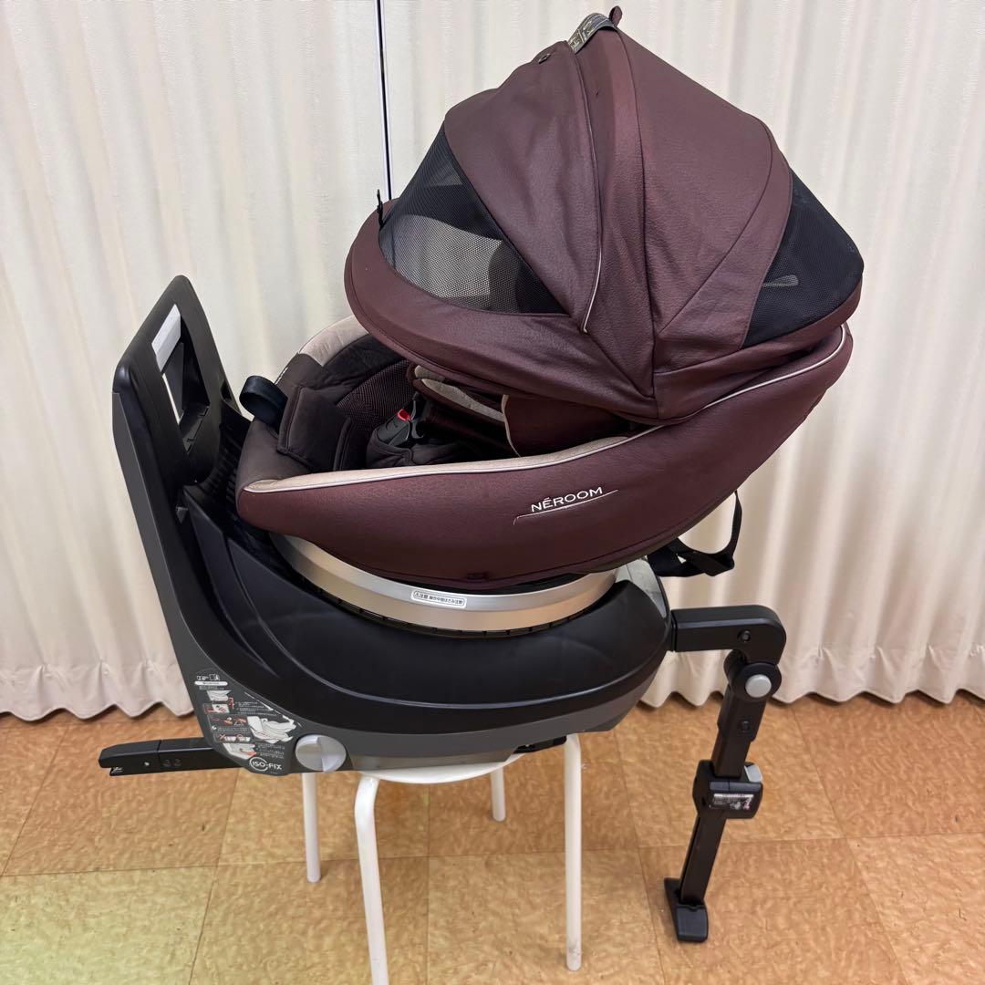 クリーニング済☆綺麗☆　コンビ　ネルーム　ISOFIX　エッグショック　ブラウン