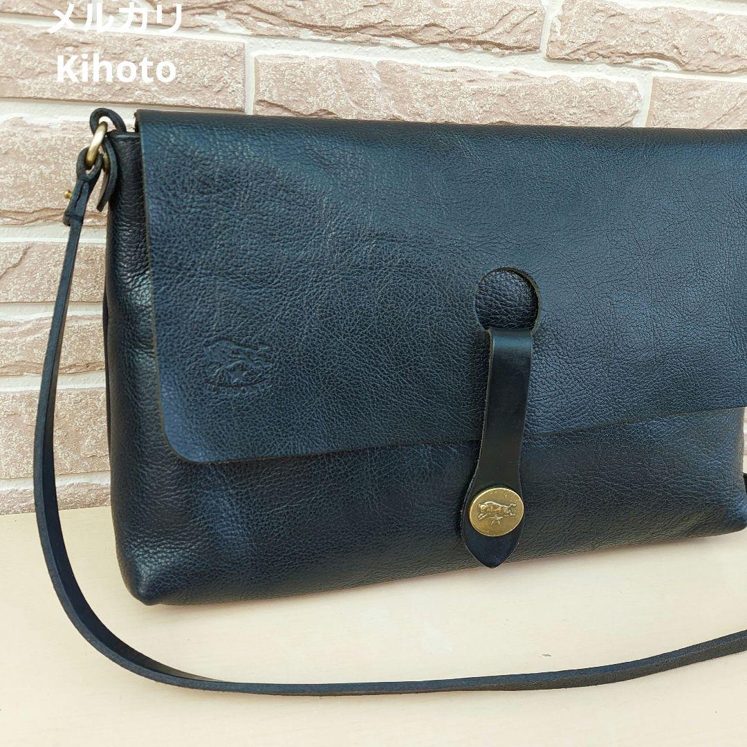 イルビゾンテ ILBISONTE ショルダー 黒 スクエア