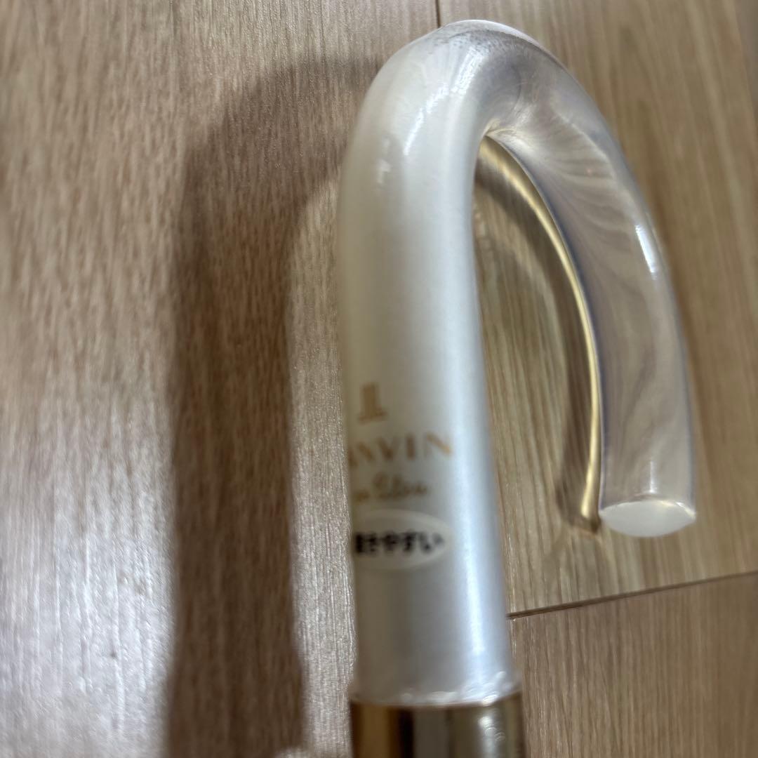 新品未使用 LANVIN en Bleuビジューリボン 晴雨兼用 折りたたみ傘