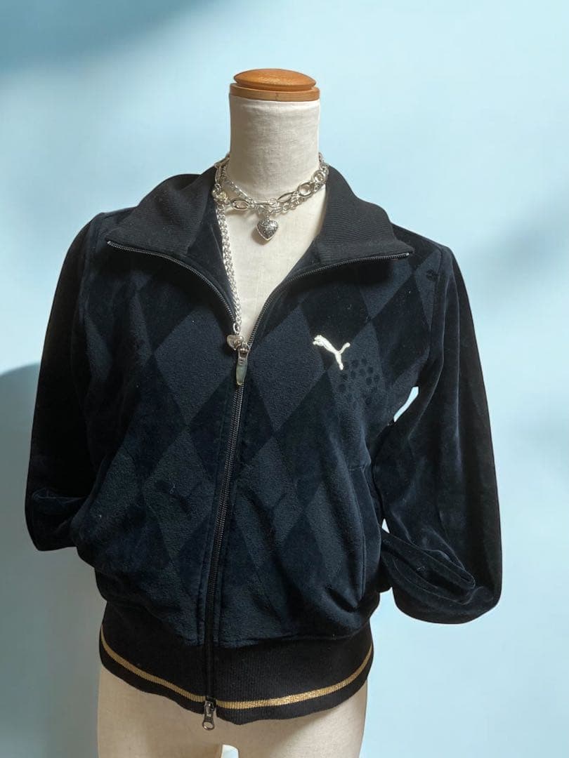 00sPUMA定価6万✴︎ベロアy2kトラックJKフェアリーグランジパンクロック