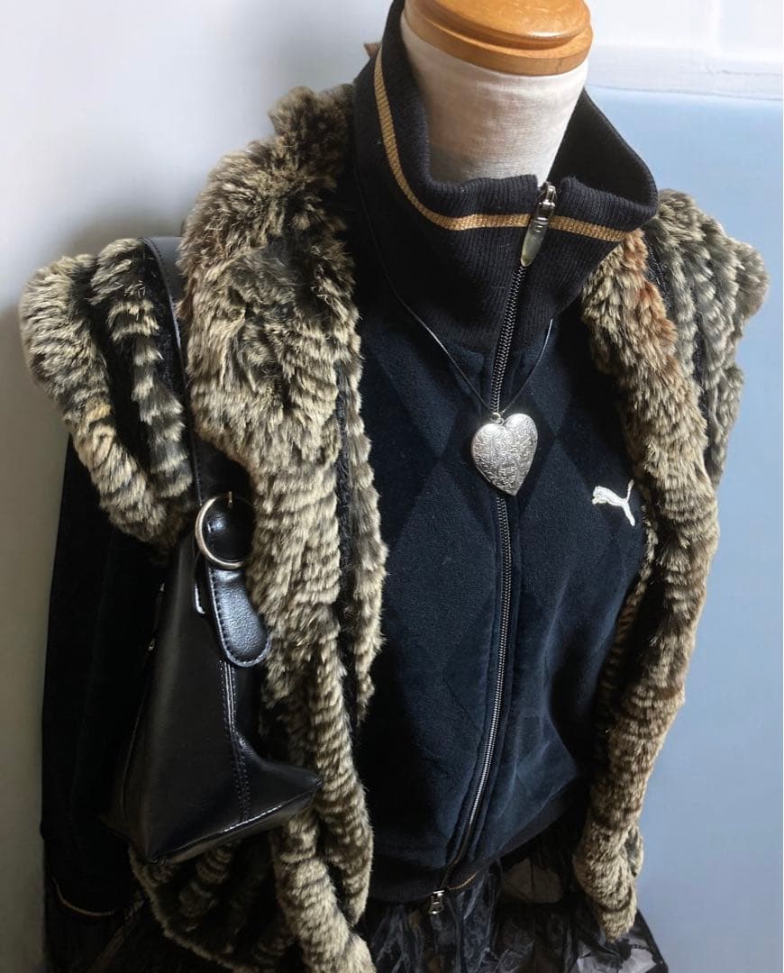 00sPUMA定価6万✴︎ベロアy2kトラックJKフェアリーグランジパンクロック