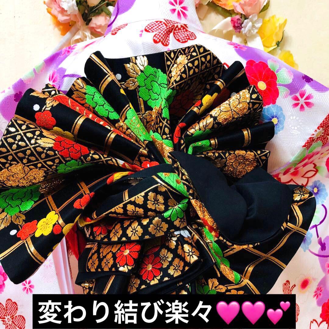 豪華白地7歳完全フルセット‼️着物長襦袢全通袋帯新品⭐︎手毬花金彩煌びやか際立つ逸品