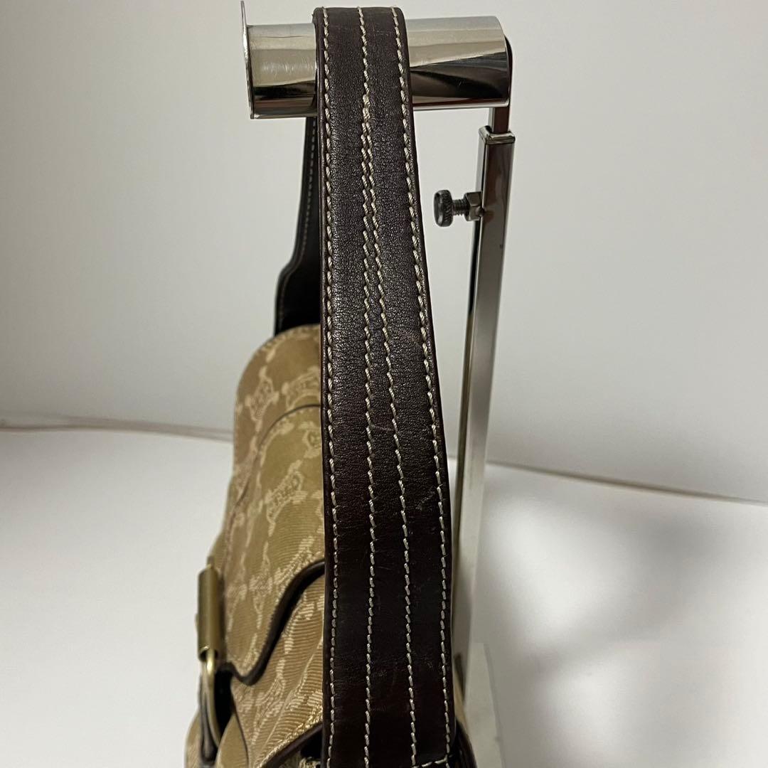 ✨未使用級✨　CELINE ショルダーバッグ　パリマカダム　デニム　レザー