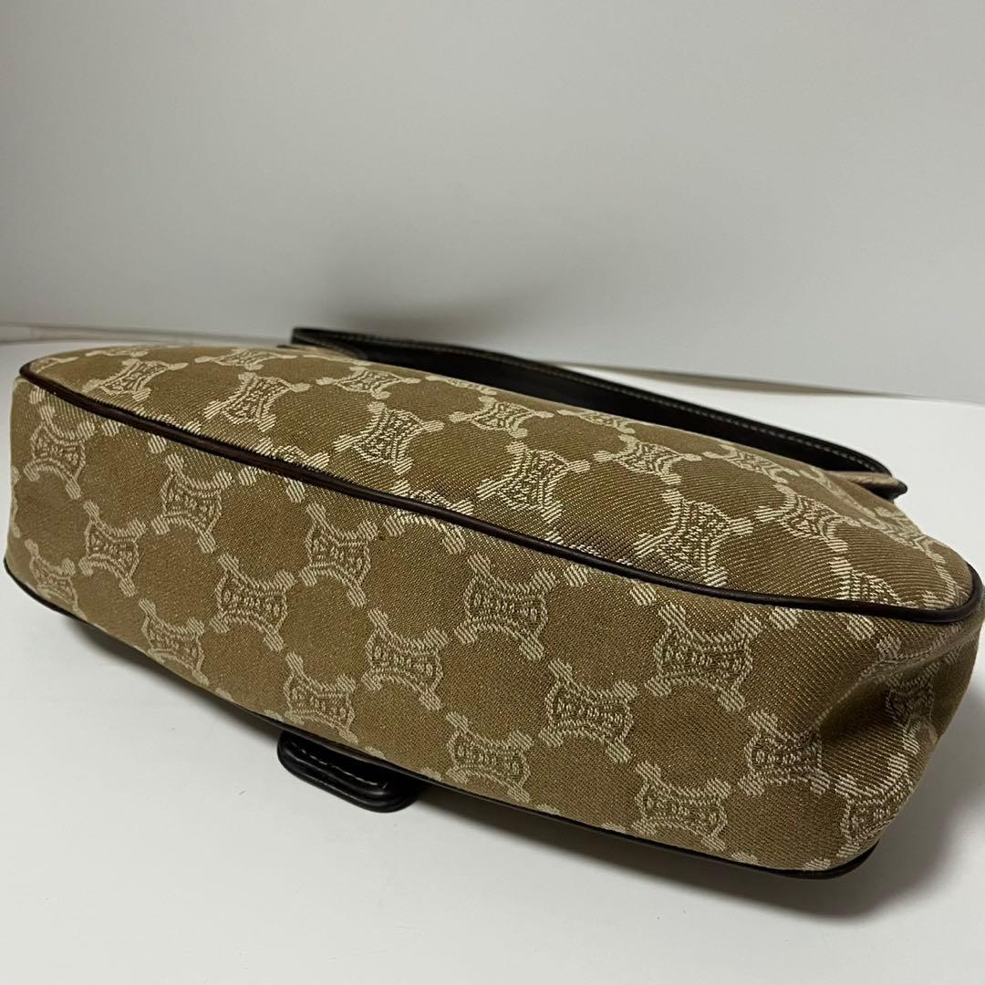 ✨未使用級✨　CELINE ショルダーバッグ　パリマカダム　デニム　レザー
