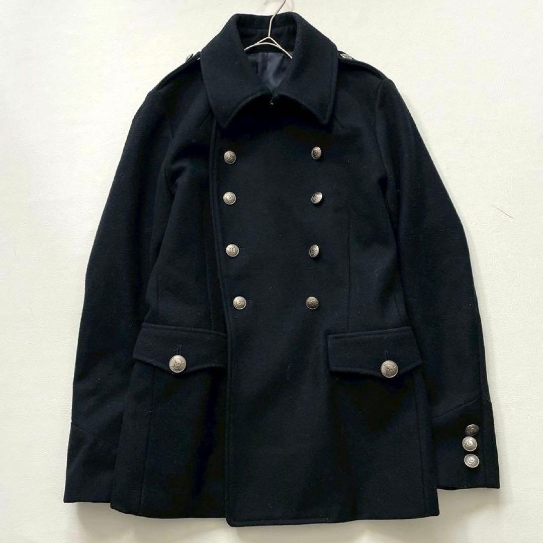 【日日是好日】ヒステリックグラマー ピーコート スカルボタン メルトン