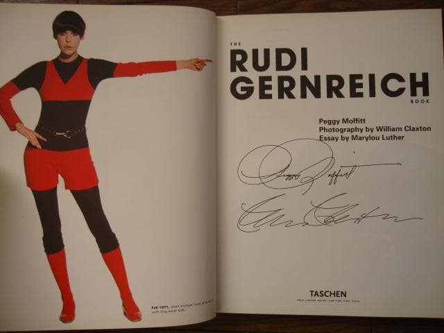 The Rudi Gernreich book　直筆サイン入り　signed