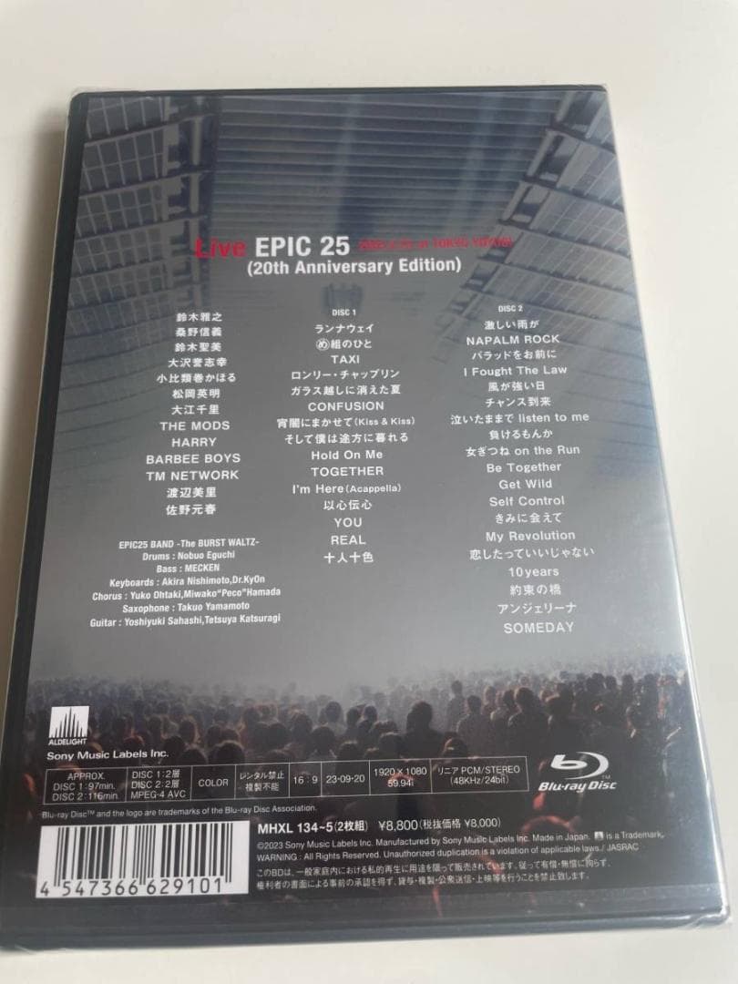 2Blu-ray V.A. Live EPIC 25 20th ブルーレイ