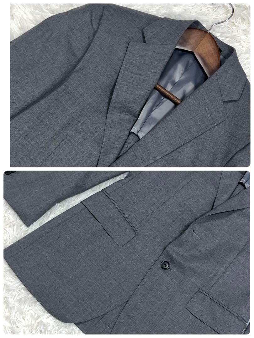 美品✨グリーンレーベルリラクシング スリーピーススーツ MサイズグレーREDA