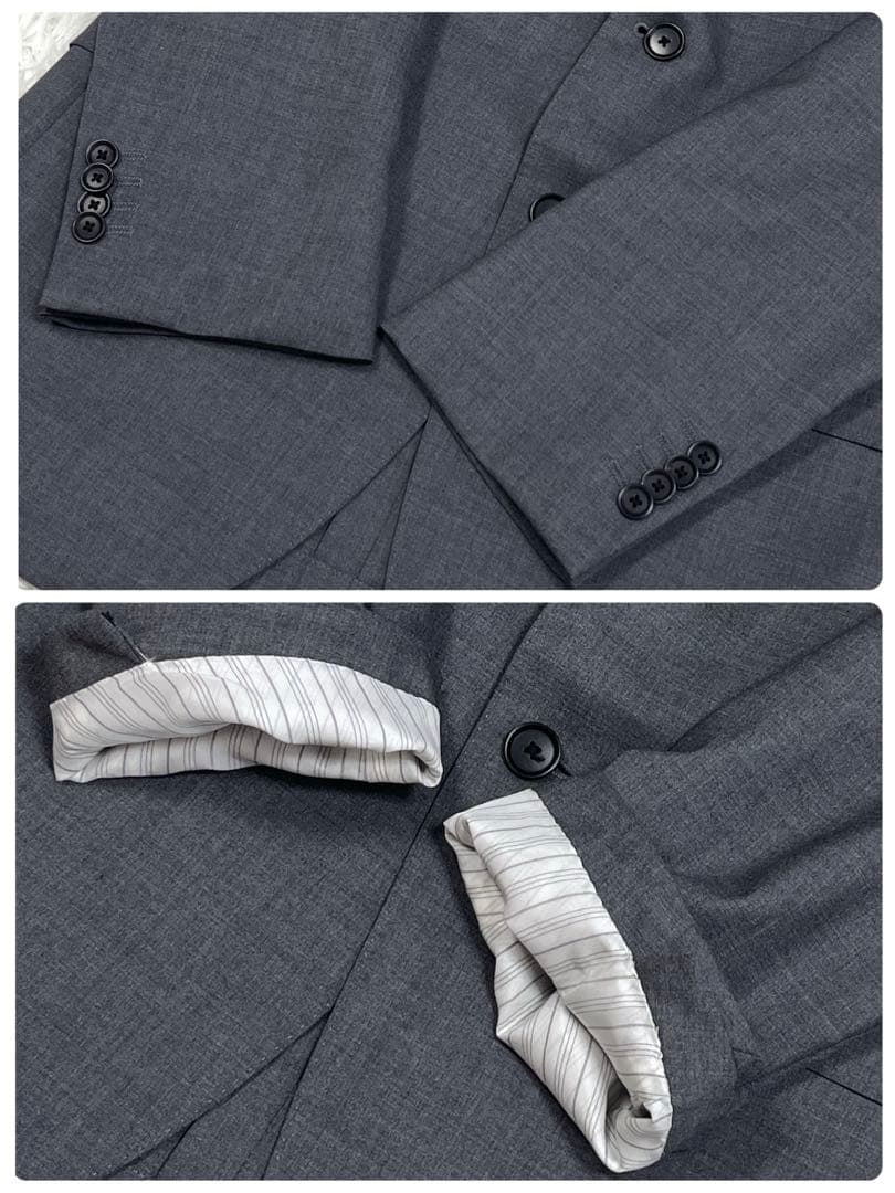 美品✨グリーンレーベルリラクシング スリーピーススーツ MサイズグレーREDA