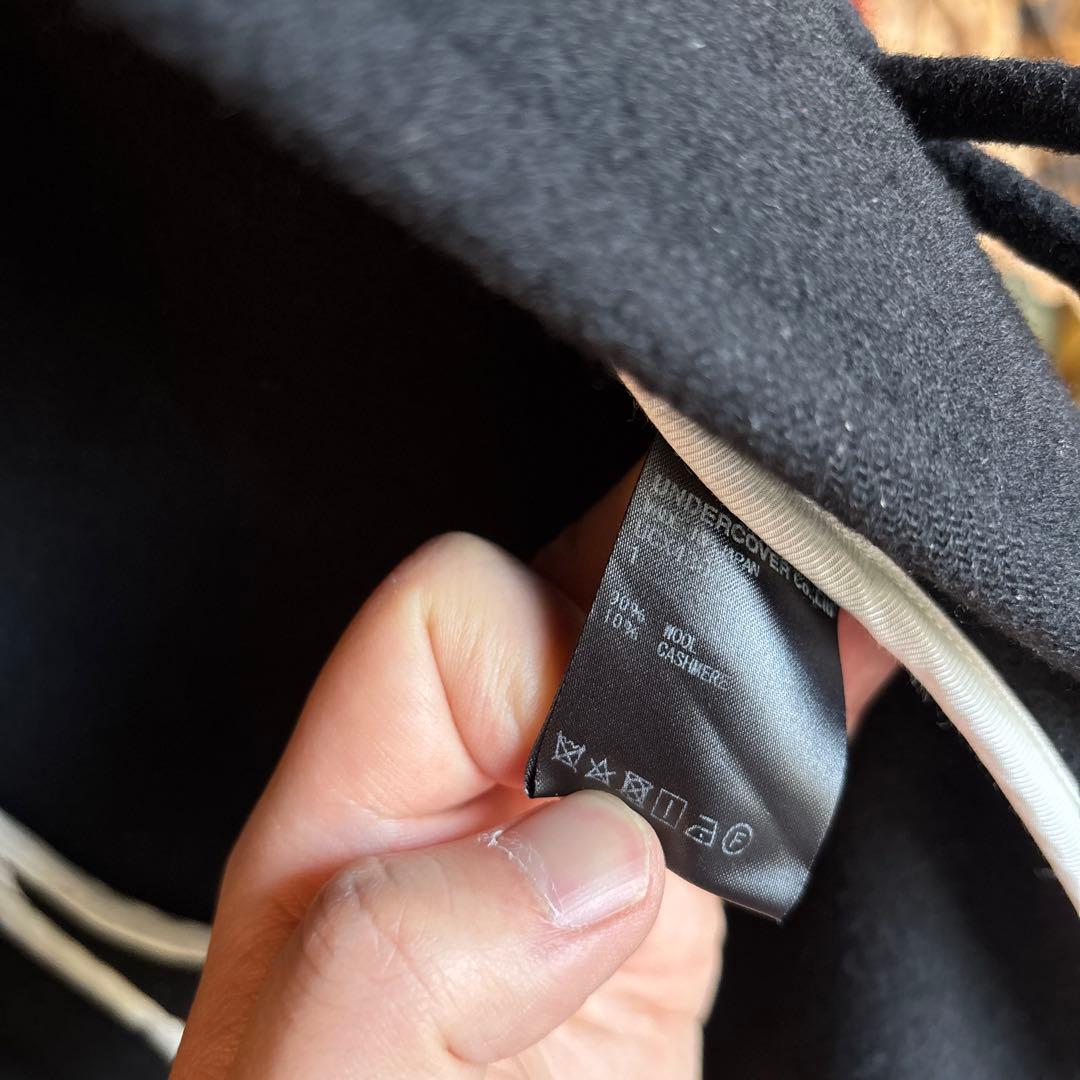 アンダーカバー　メルトンジャケット　ジャケット　黒