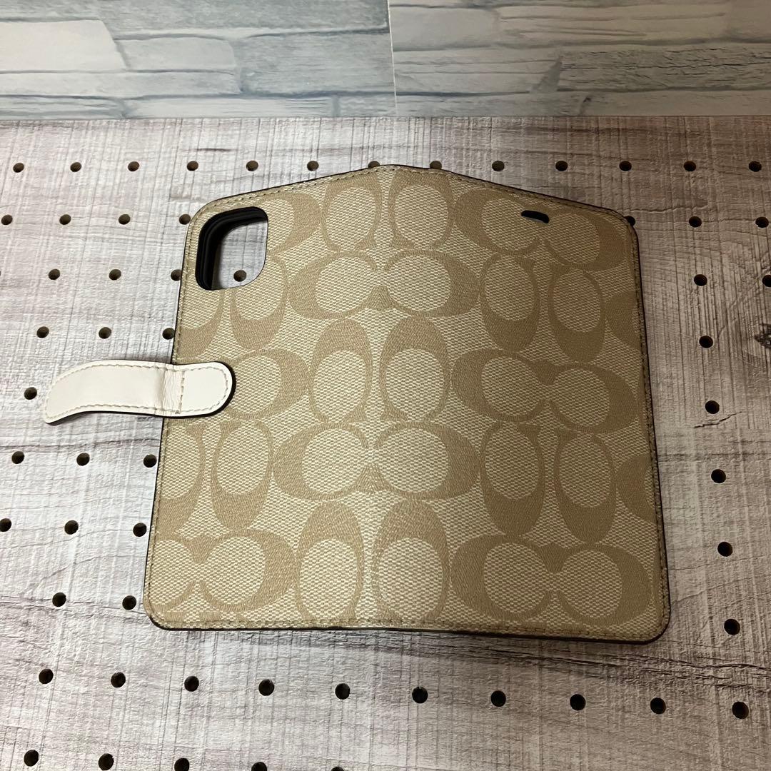 未使用 コーチ 4333 iPhone11 アイフォンケース シグネチャー 手帳