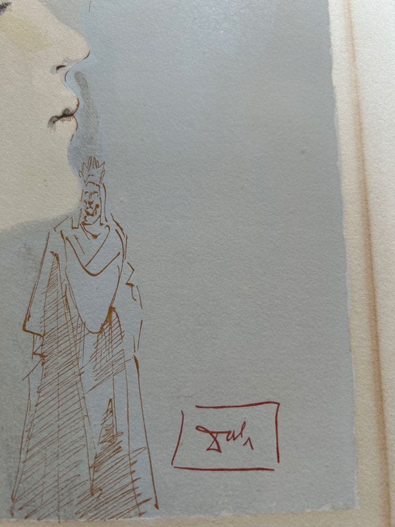 ベアトリーチェ最高の美に輝く　サルバドール・ダリリトグラフ