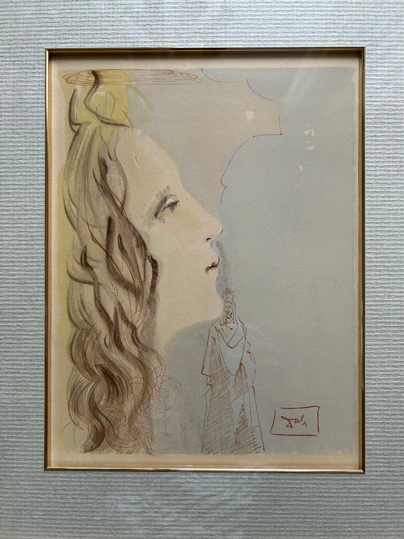 ベアトリーチェ最高の美に輝く　サルバドール・ダリリトグラフ