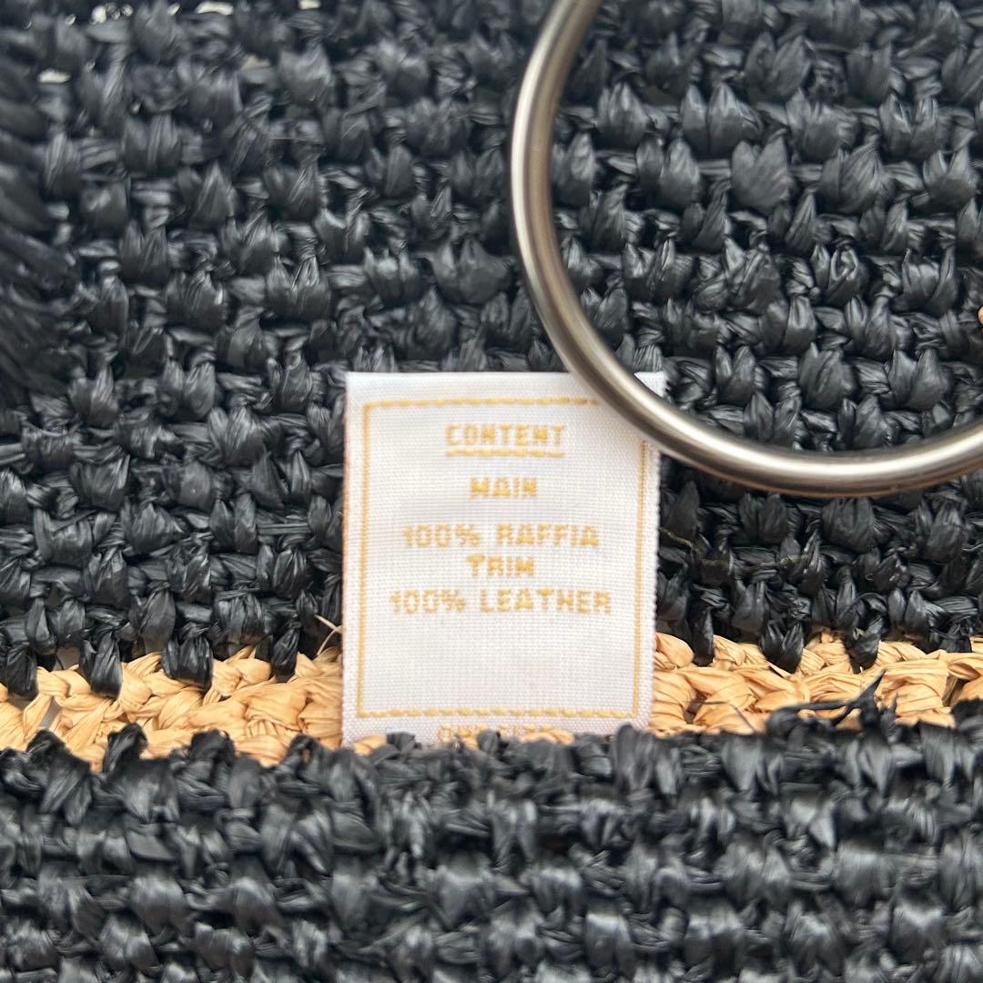 ヘレンカミンスキー ラフィア 肩掛け かごバッグ トートバッグ 大容量