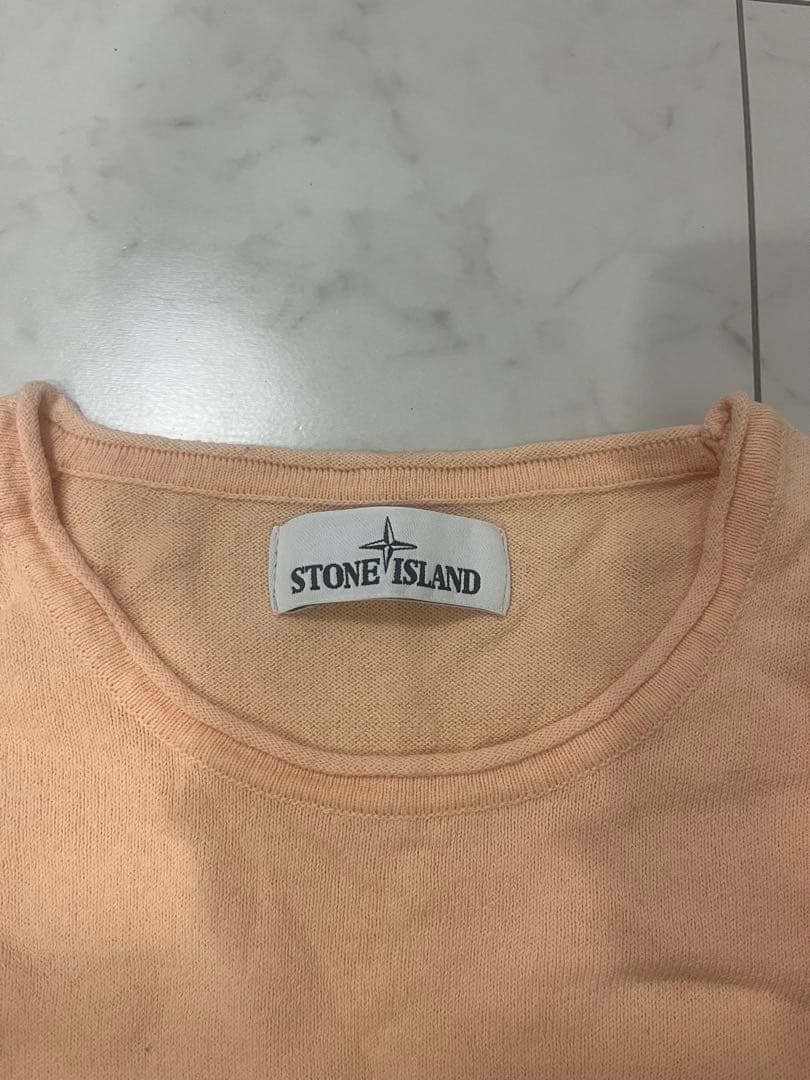 STONE  オレンジ 長袖カットソー