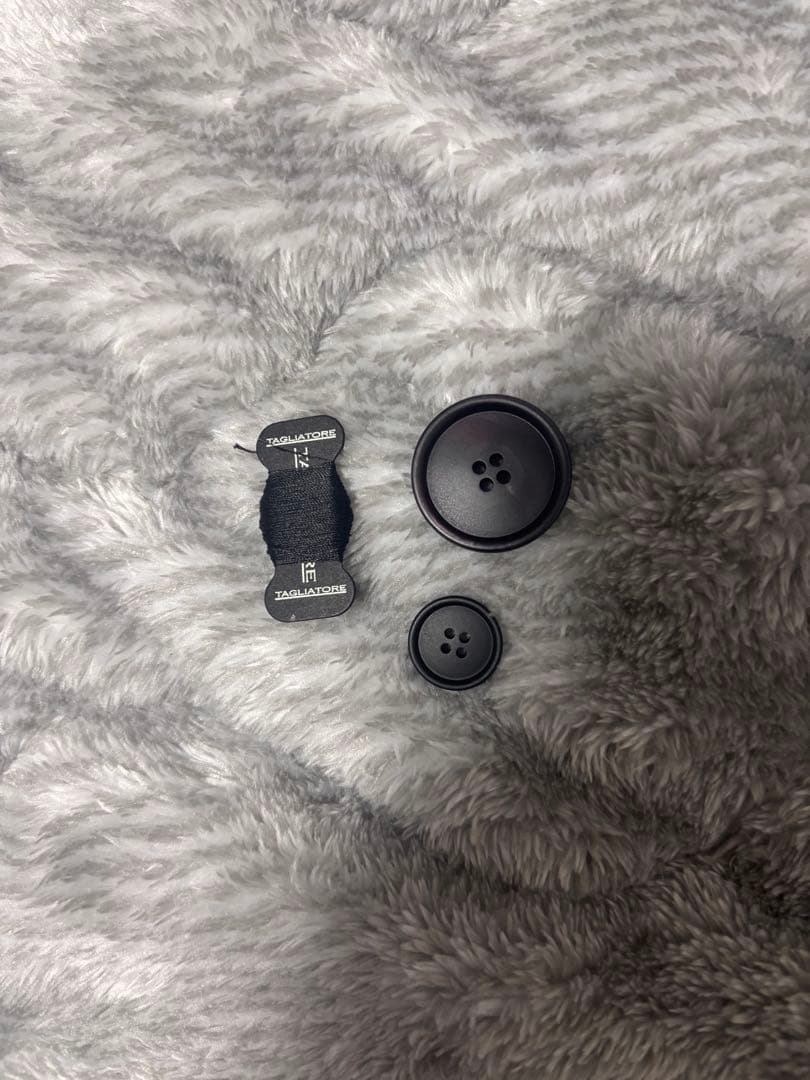 T&J　タリアトーレ　ブラック チェスターコート カシミヤ１００％